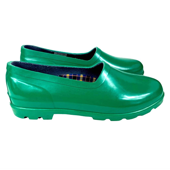EDDIE BAUER GREEN RUBBER WATERPROOF CLOGS WOMEN'S SIZE 10M - Picture 1 of 10